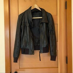 Zara leather jacket